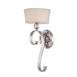 QZ-MADISON-MANOR1-IS Lampa ścienna Madison Manor 1 – Imperial Silver Elstead - Mega RABATY w koszyku %