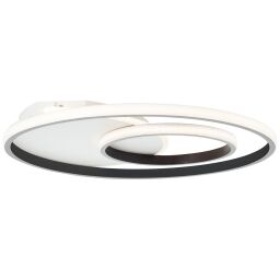 G99389/75 Lampa sufitowa LED Merapi 51x51cm biały/czarny Brilliant