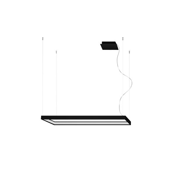 TH.163 Żyrandol TUULA M czarny LED 4000K Thoro Lighting - Mega RABATY W KOSZYKU %