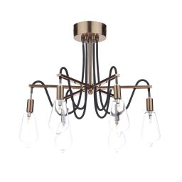 SCR0664 Scroll Lampa sufitowa Dar Lighting - rabaty 20% w koszyku