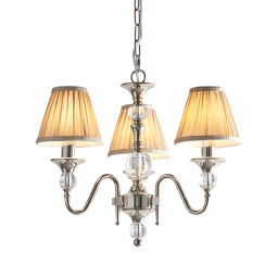 63579 Polina nickel 3lt lampa wisząca Interiors1900 - MEGA rabaty w koszyku %