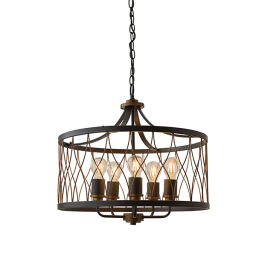 61498 Lampa wisząca Heston 5  Endon - MEGA rabaty w koszyku %