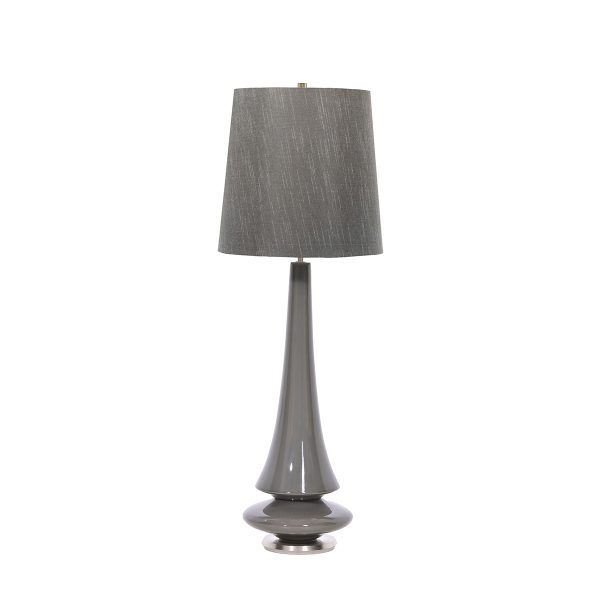SPIN-TL-GREY Lampa stołowa Spin 1 – szara Elstead - Mega RABATY w koszyku %