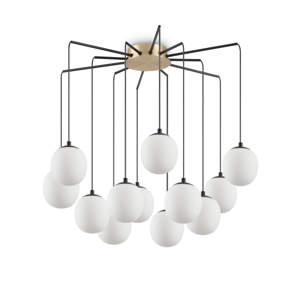 236957 Lampa wisząca rhapsody sp12 black Ideal Lux - Mega RABATY w koszyku %