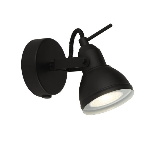 1541BK Focus reflektorek Kinkiet- czarny Metal Searchlight