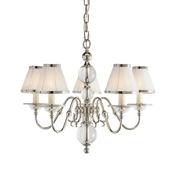 63714 Tilburg nickel 5lt lampa wisząca Interiors1900 - MEGA rabaty w koszyku %