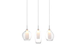 Lampa wisząca AMBER MILANO 3 AZ3075 Transparentna Azzardo