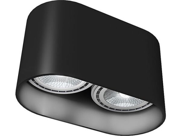 9240 OVAL LAMPA SUFITOWA CZARNA --rabaty 15% w koszyku