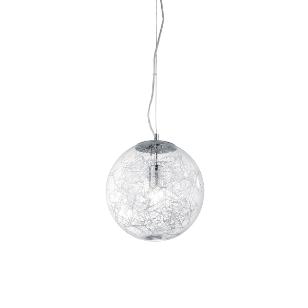 045122 Lampa wisząca mapa max sp1 d40 alluminium Ideal Lux - Mega RABATY w koszyku %