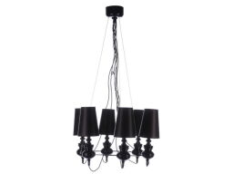 Lampa wisząca BAROCO 6 czarna AZ1379 Azzardo