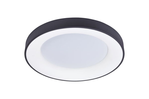Lampa sufitowa - plafon SANTANA TOP 60 CCT Czarny Sterowana pilotem AZ4991 AZzardo
