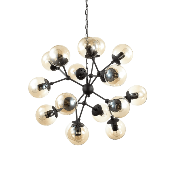 162478 Lampa wisząca kepler sp18 black Ideal Lux - Mega RABATY w koszyku %