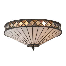 64145 Tiffany Fargo 2lt plafon Interiors1900 - MEGA rabaty w koszyku %