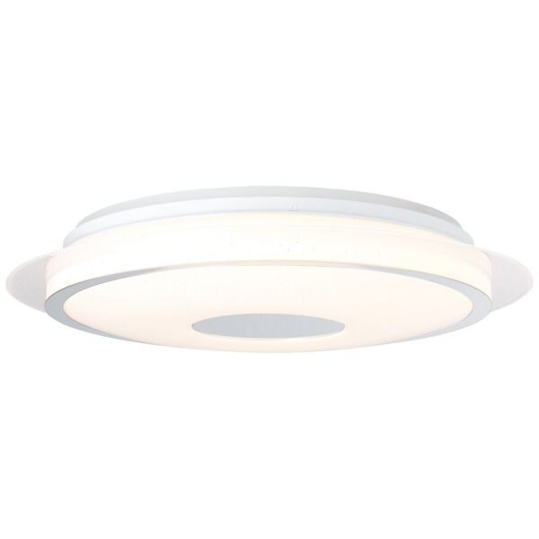 G97038/58 Lampa sufitowa LED Viktor 45 cm biało-srebrna