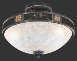 608100324 LAMPA SUFITOWA QUINTA RDZAWA  - Mega RABATY W KOSZYKU %