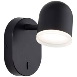 G82411/06 Gretchen ścienny włącznik punktowy LED czarny mat