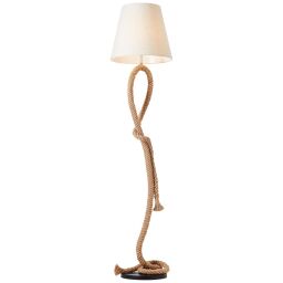 94979/09 Lampa podłogowa Sailor, 1-lampowa naturalny / biały