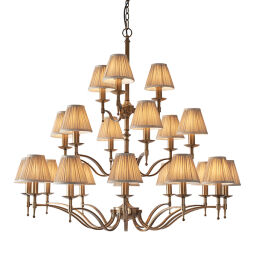 63625 Stanford antique brass 21lt lampa wisząca Interiors1900 - MEGA rabaty w koszyku %