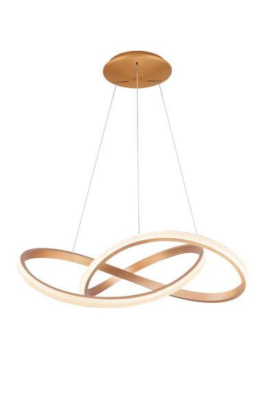 Lampa wisząca INFINITY 80 CCT Złoty - biały Sterowana pilotem AZ5097 AZzardo