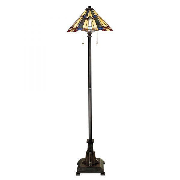 QZ-INGLENOOK-FL Inglenook 2 jasna lampa podłogowa Elstead - Mega RABATY w koszyku %