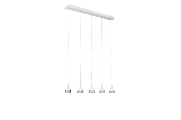 Lampa wisząca DALMATIA 5 biała AZ2848 Azzardo