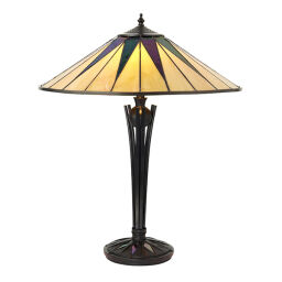 64045 Tiffany Dark star 2lt lampa stołowa Interiors1900 - rabaty 25% w koszyku