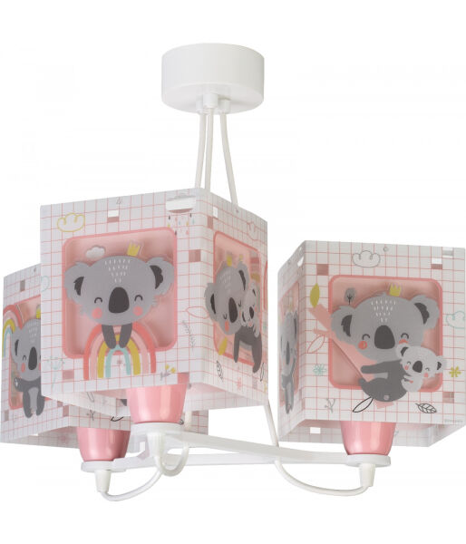 63267S Koala lampa wisząca  różowa Dalber - rabaty 8% w koszyku