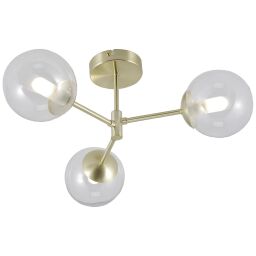 99306/16 Lampa sufitowa Gitse 3flg ze stali nierdzewnej Brilliant