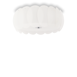 094014 Plafon ovalino pl8 white Ideal Lux - rabaty 27% w koszyku