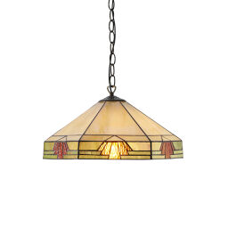 64285 Tiffany Nevada 1lt lampa wisząca Interiors1900 - MEGA rabaty w koszyku %
