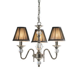 63583 Polina nickel 3lt lampa wisząca Interiors1900 - MEGA rabaty w koszyku %