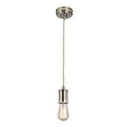 DOUILLE-P-PN Lampa wisząca Douille 1 – polerowany nikiel Elstead - Mega RABATY w koszyku %