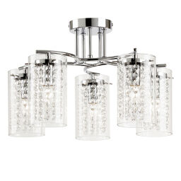 ALDA-5CH Plafon Alda 5  semi flush Endon - MEGA rabaty w koszyku %
