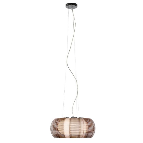 61190/53 Lampa wisząca Relax 40cm brąz / chrom