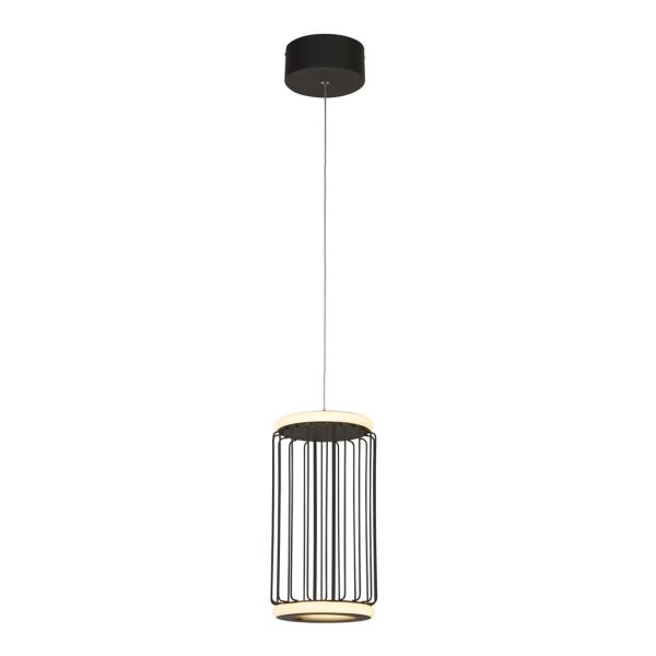 54212-1BK Circolo Cage LED Lampa wisząca  - czarny Metal Searchlight