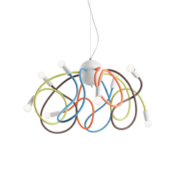 141909 Lampa wisząca multiflex sp8 multicolor Ideal Lux - Mega RABATY w koszyku %