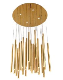 P0242D Organic Gold Lampa wisząca Maxlight