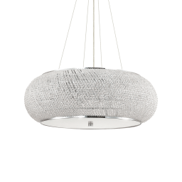 164977 Lampa wisząca pasha' sp14 chrome Ideal Lux - Mega RABATY w koszyku %