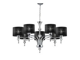Lampa wisząca IMPRESS 7 czarna AZ0500 Azzardo