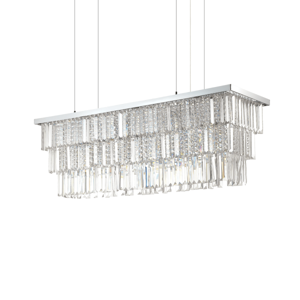 166360 Lampa wisząca martinez sp8 chrome Ideal Lux - Mega RABATY w koszyku %