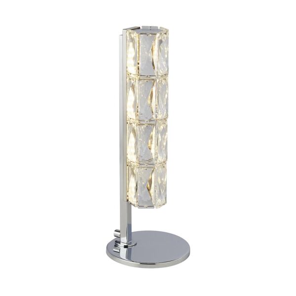 EU5862CC Remy LED Lampa stołowa - Chrome & Clear kryształ Trim Searchlight