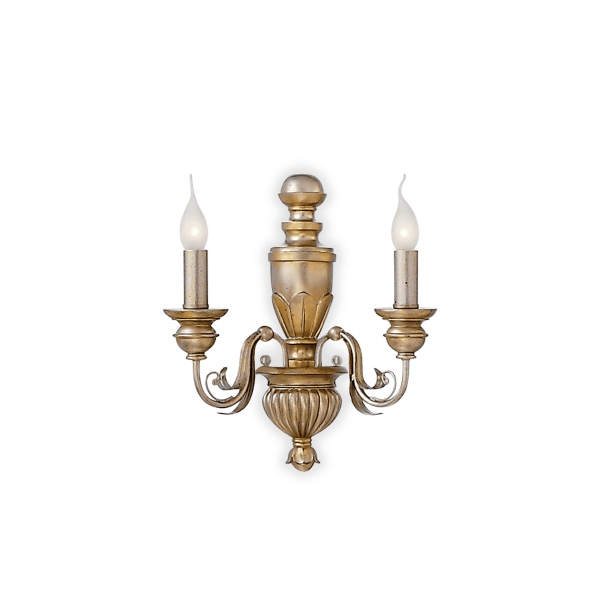 020846 Kinkiet firenze ap2 antique gold Ideal Lux - Mega RABATY w koszyku %