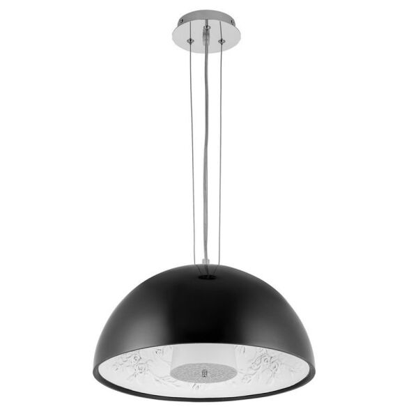ST-7049S black shiny Lampa wisząca FROZEN GARDEN czarna błyszcząca 40 cm Step Into Design - Mega RABATY W KOSZYKU %