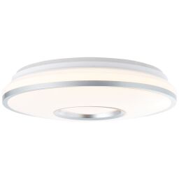 G97043/58 Lampa sufitowa LED Visitation 39 cm biało-srebrna