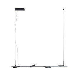 P0529 Lampa Wisząca Ibiza IV Czarna Maxlight 