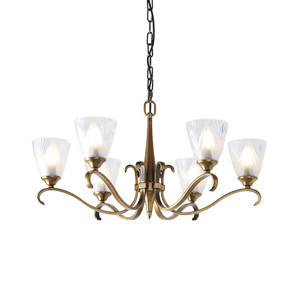63437 Columbia brass 6lt lampa wisząca Interiors1900 - MEGA rabaty w koszyku %