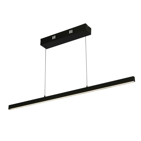 30228BK Layla Gesture Control Pendant - Black Metal & Opal Acrylic Searchlight