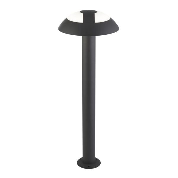 7264-730 Mushroom LED Słupek ogrodowy - Dark Grey & Opal Diffuser, IP44 Searchlight