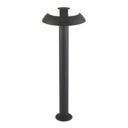 7264-730 Mushroom LED Słupek ogrodowy - Dark Grey & Opal Diffuser, IP44 Searchlight
