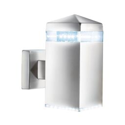 7205 India 32Lt LED zewnętrzny Kinkiet - satyna srebrny, IP44 Searchlight